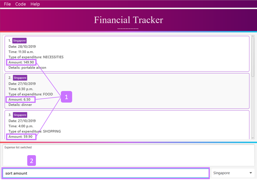 FinancialTrackerSort1